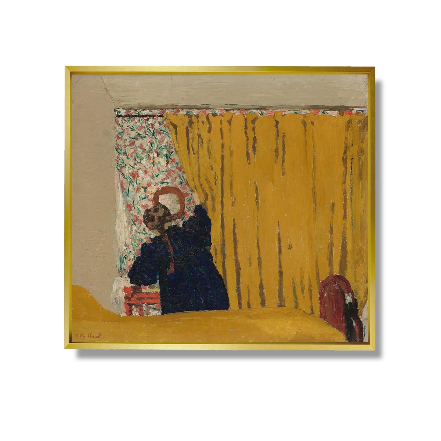 Der gelbe Vorhang - Edouard Vuillard