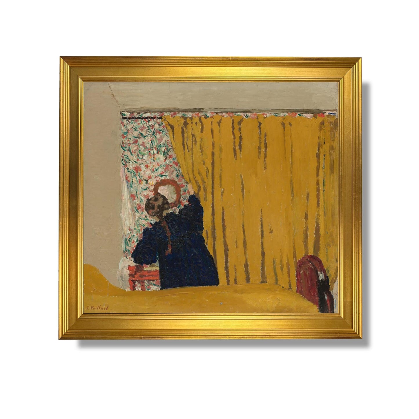 Le rideau jaune - Edouard Vuillard