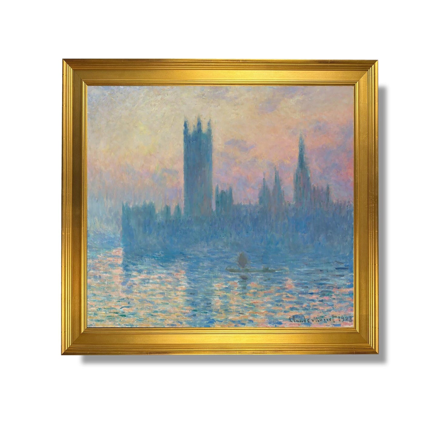The Houses of Parliament, Sunset - Claude Monet