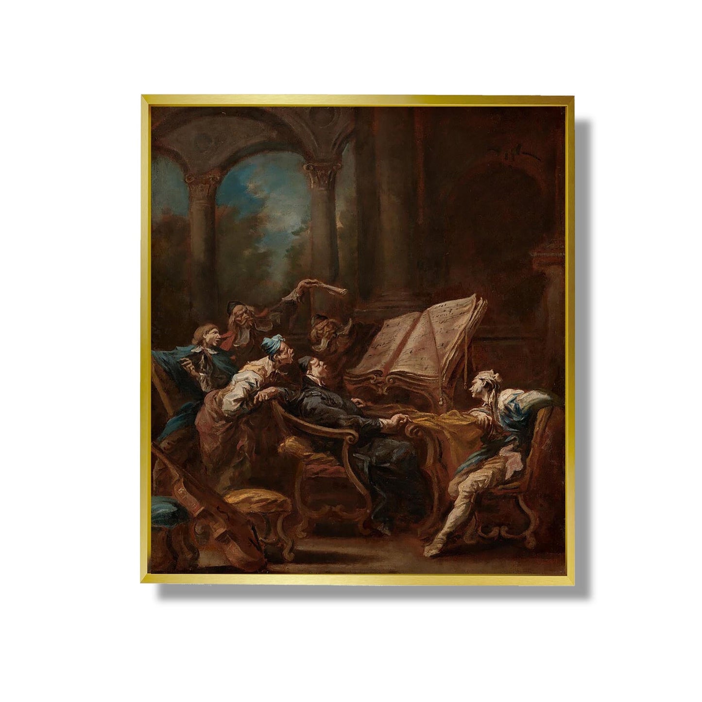 Die Chorsänger - Alessandro Magnasco