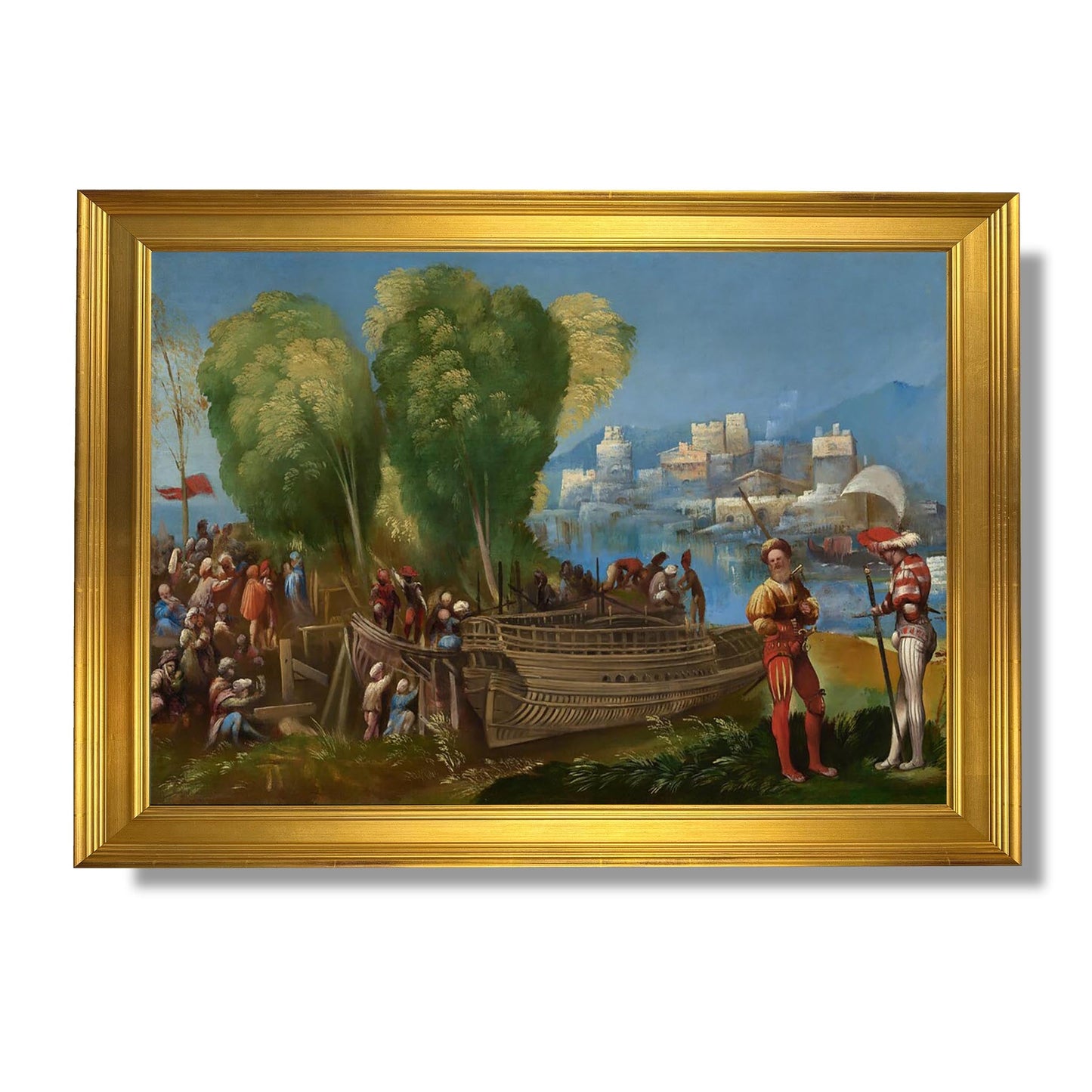 The Trojans repairing their ships in Sicily - Dosso Dossi