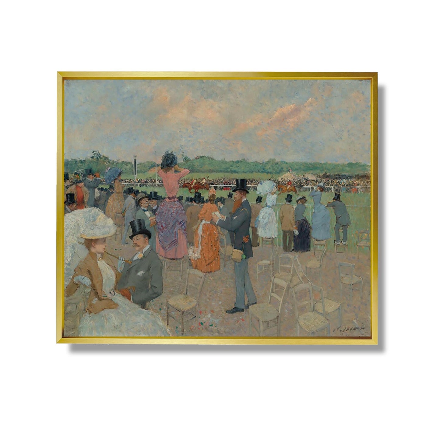 Die Rennen in Longchamp - Jean-Louis Forain