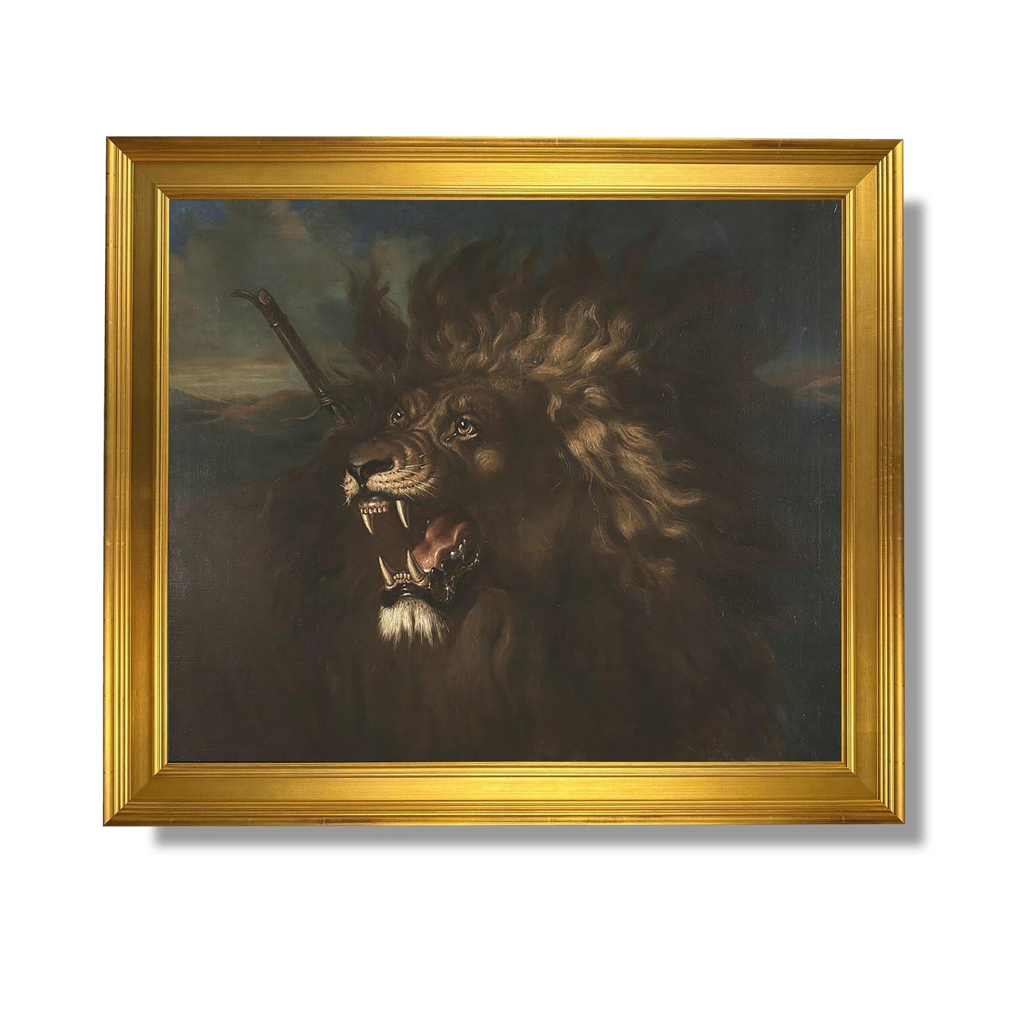 Lion Blessé - Raden Saleh