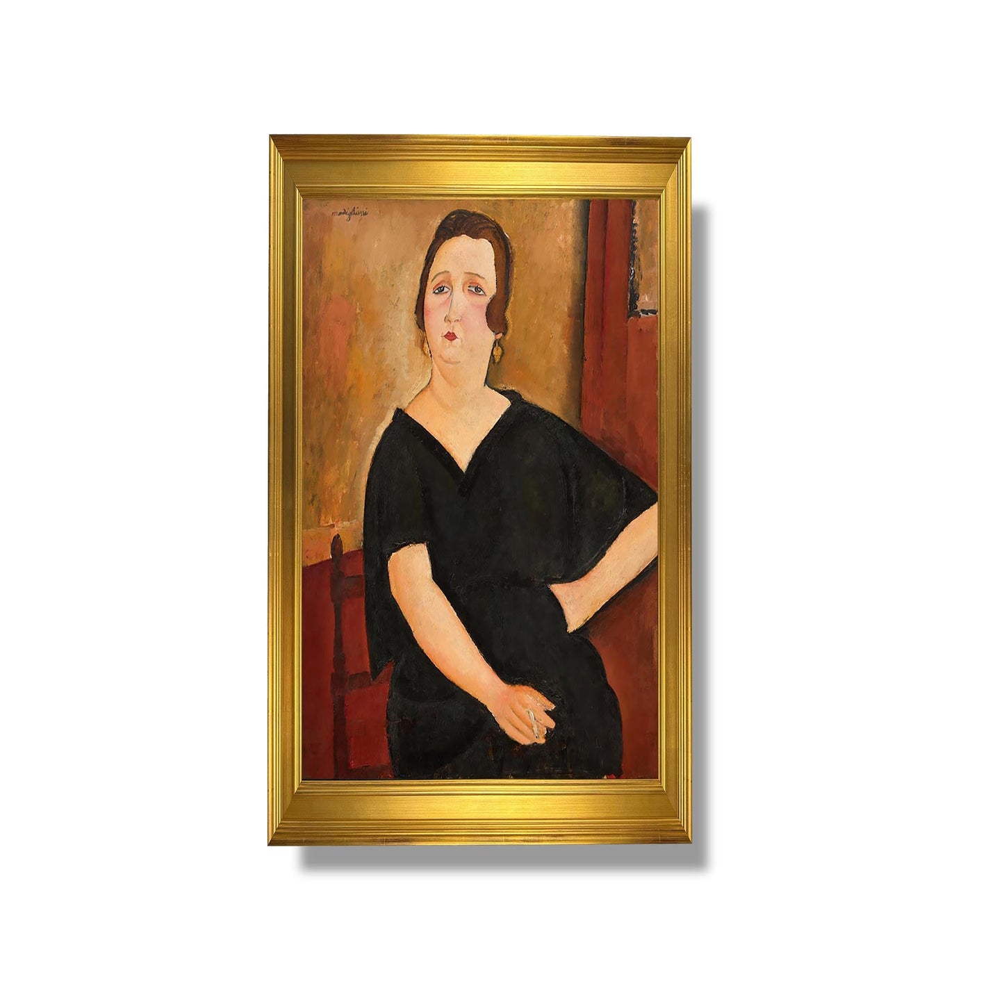 Madame Amédée (Woman with Cigarette) - Amedeo Modigliani