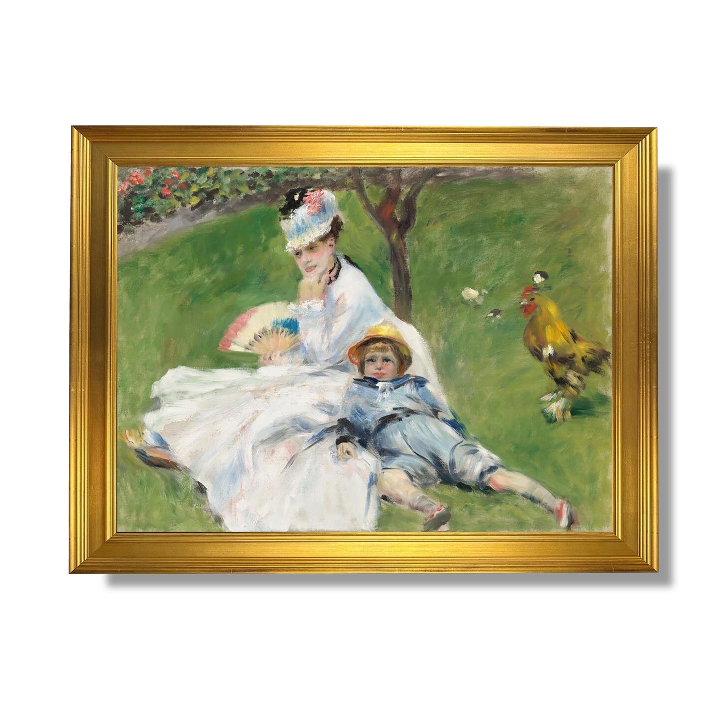 Madame Monet and her Son - Auguste Renoir
