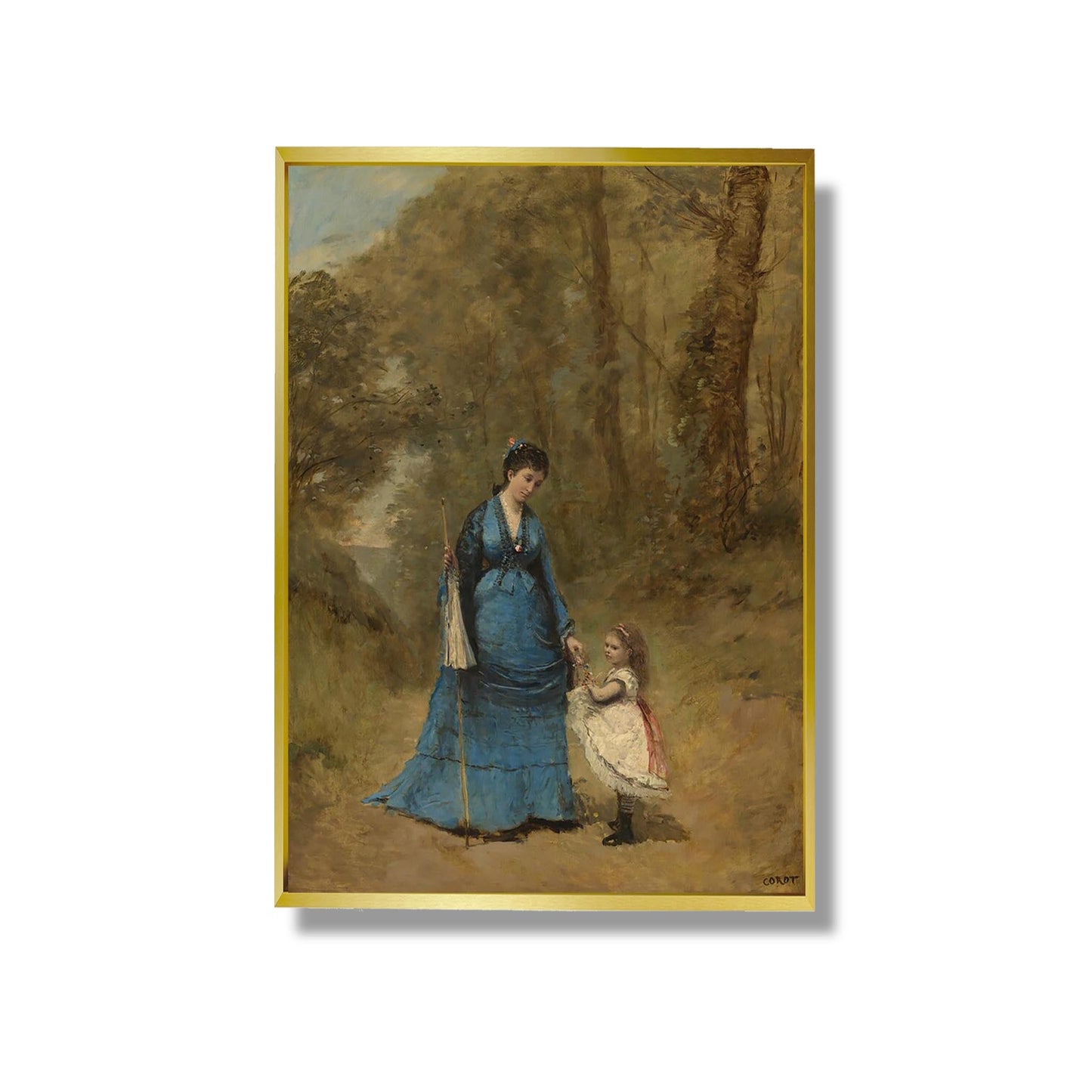 Madame Stumpf und ihre Tochter - Jean-Baptiste-Camille Corot