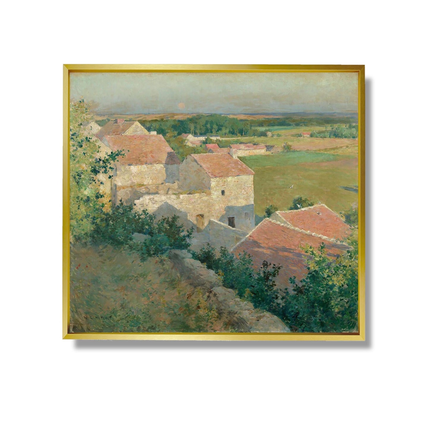 Mittsommerdämmerung - Willard Leroy Metcalf