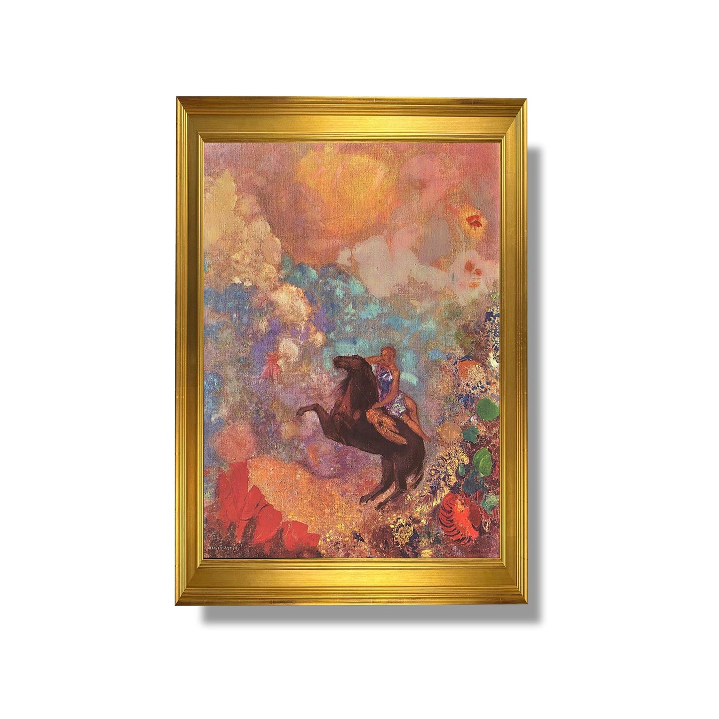 Muse auf Pegasus - Odilon Redon