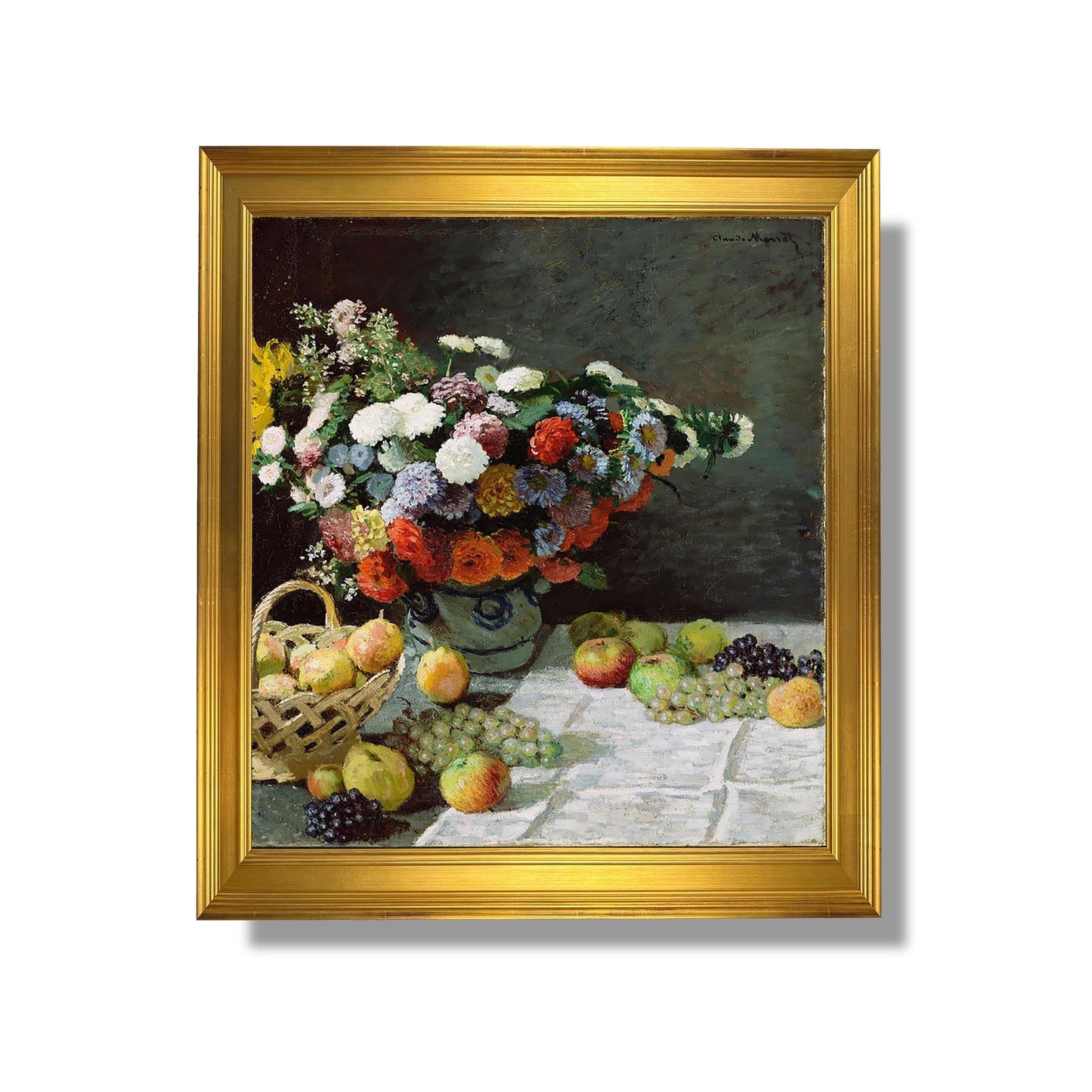 Stillleben mit Blumen und Früchten - Claude Monet