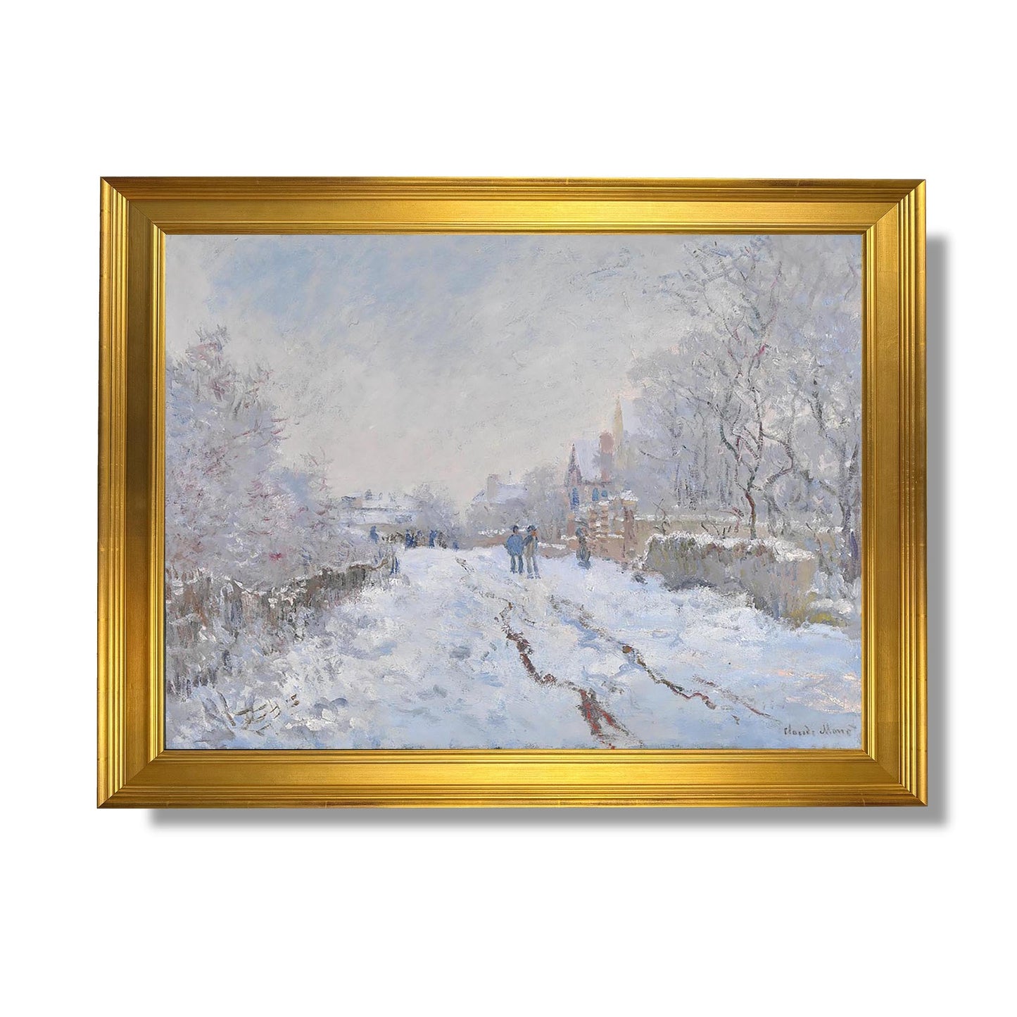 Schnee in Argenteuil - Claude Monet