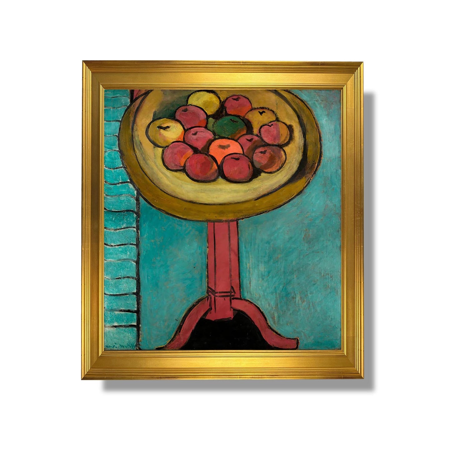 Korb mit Äpfeln auf einem Tisch - Henri Matisse