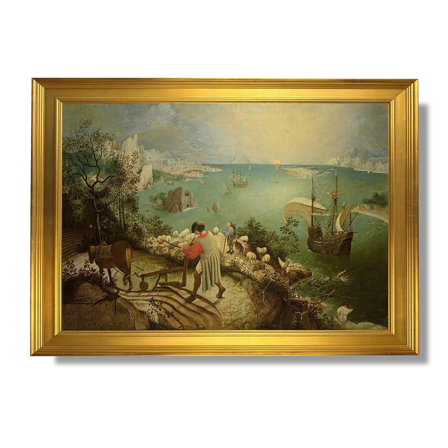 Paysage avec la chute d'Icare - Pieter Bruegel the Elder