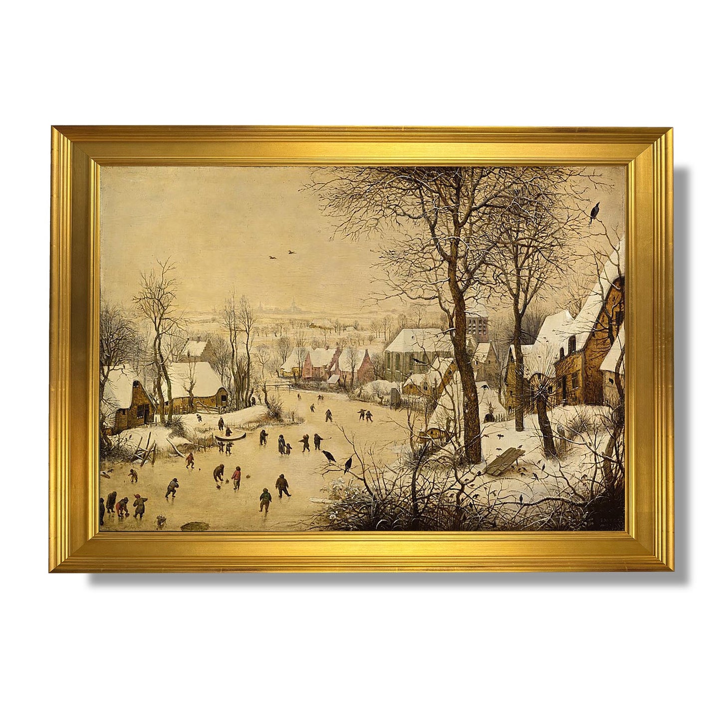 Winter Landscape with Bird Trap - Pieter Bruegel the Elder