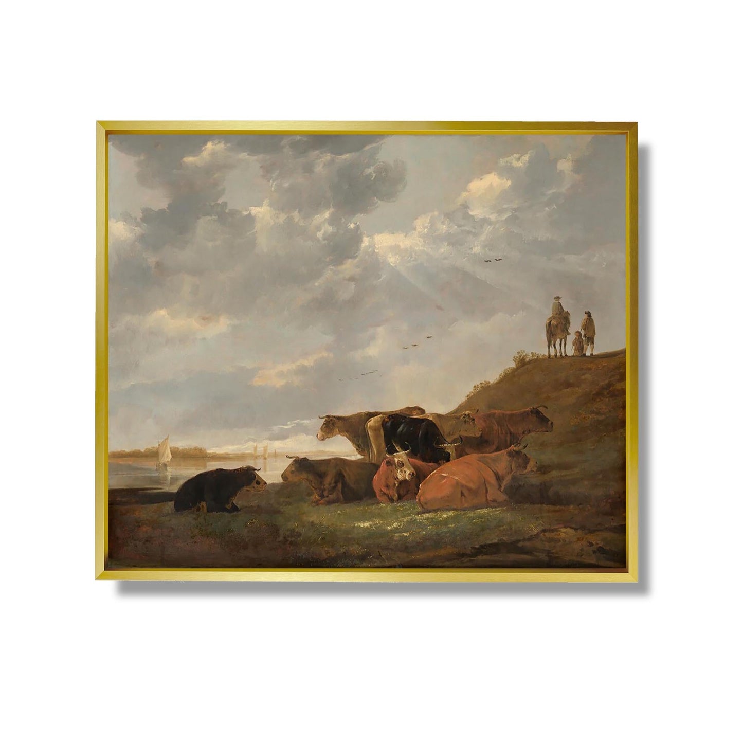 Flusslandschaft mit Kühen - Aelbert Cuyp