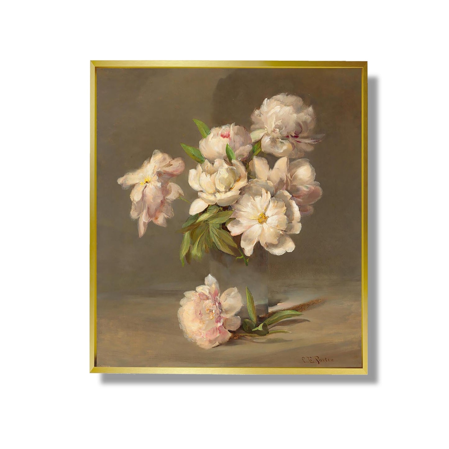 Peonies in a Vase - Charles Ethan Porter