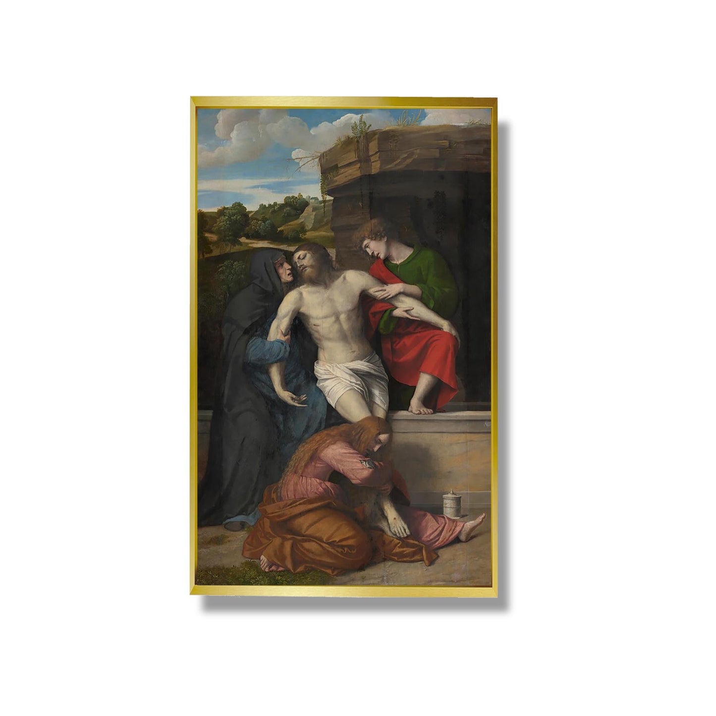 Pietà - Moretto da Brescia