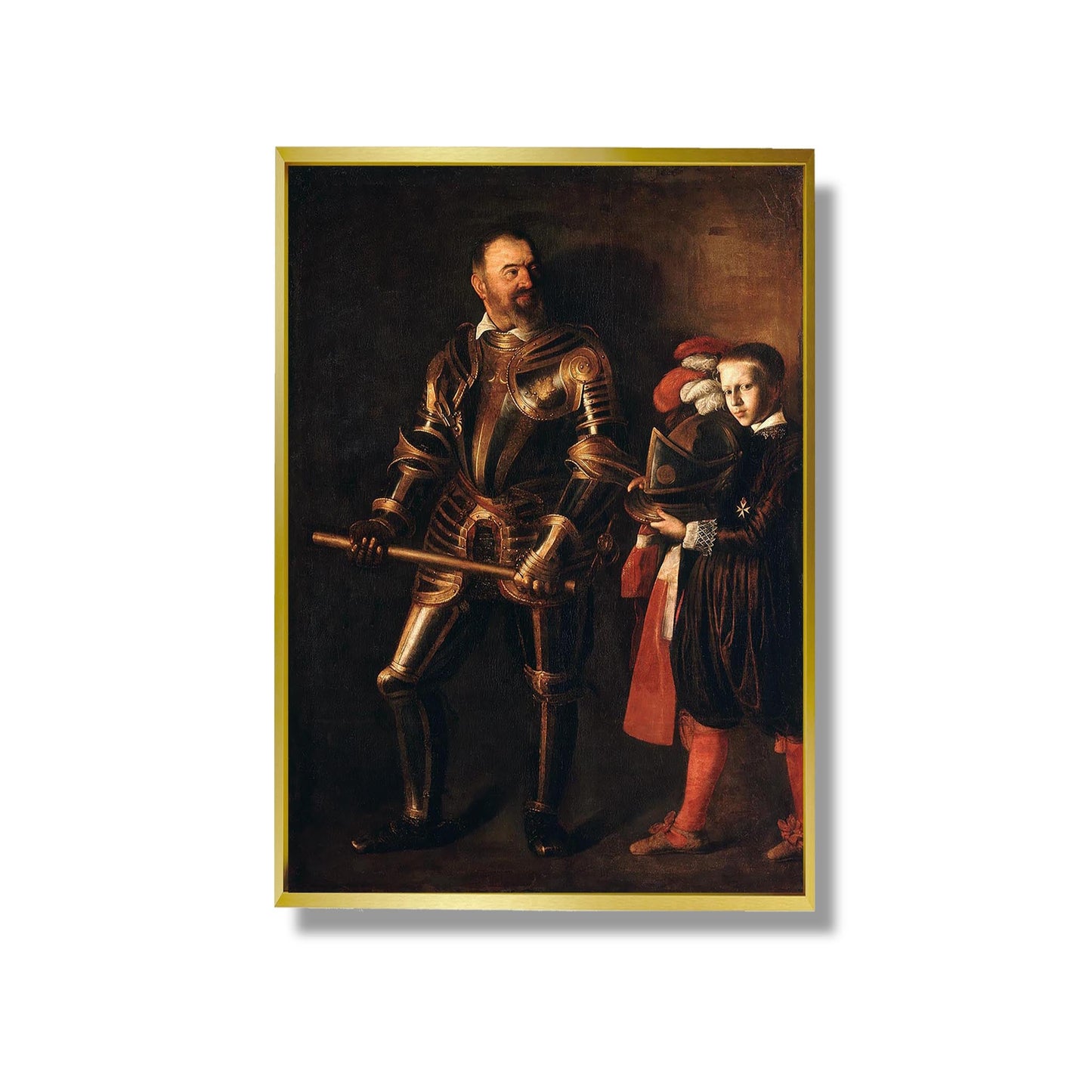 Porträt von Alof de Wignacourt und seinem Pagen - Caravaggio