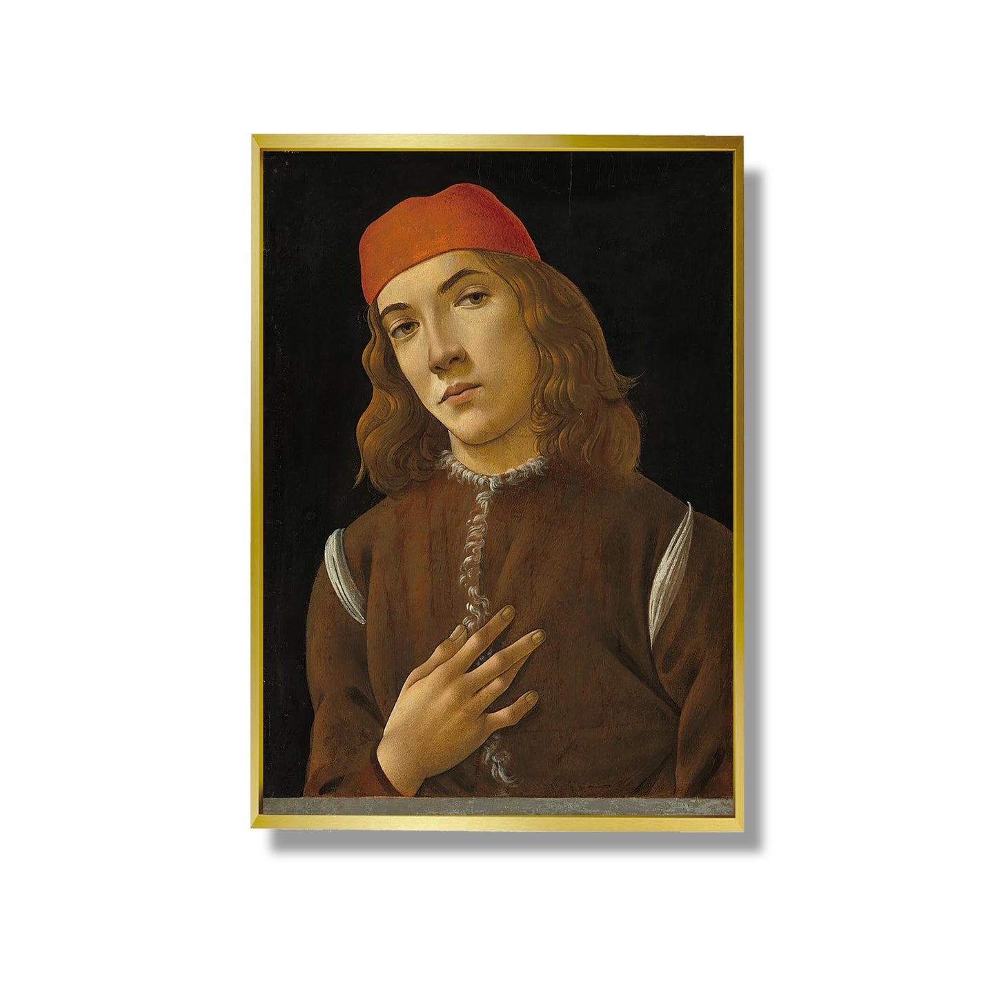 Porträt eines jungen Mannes - Sandro Botticelli