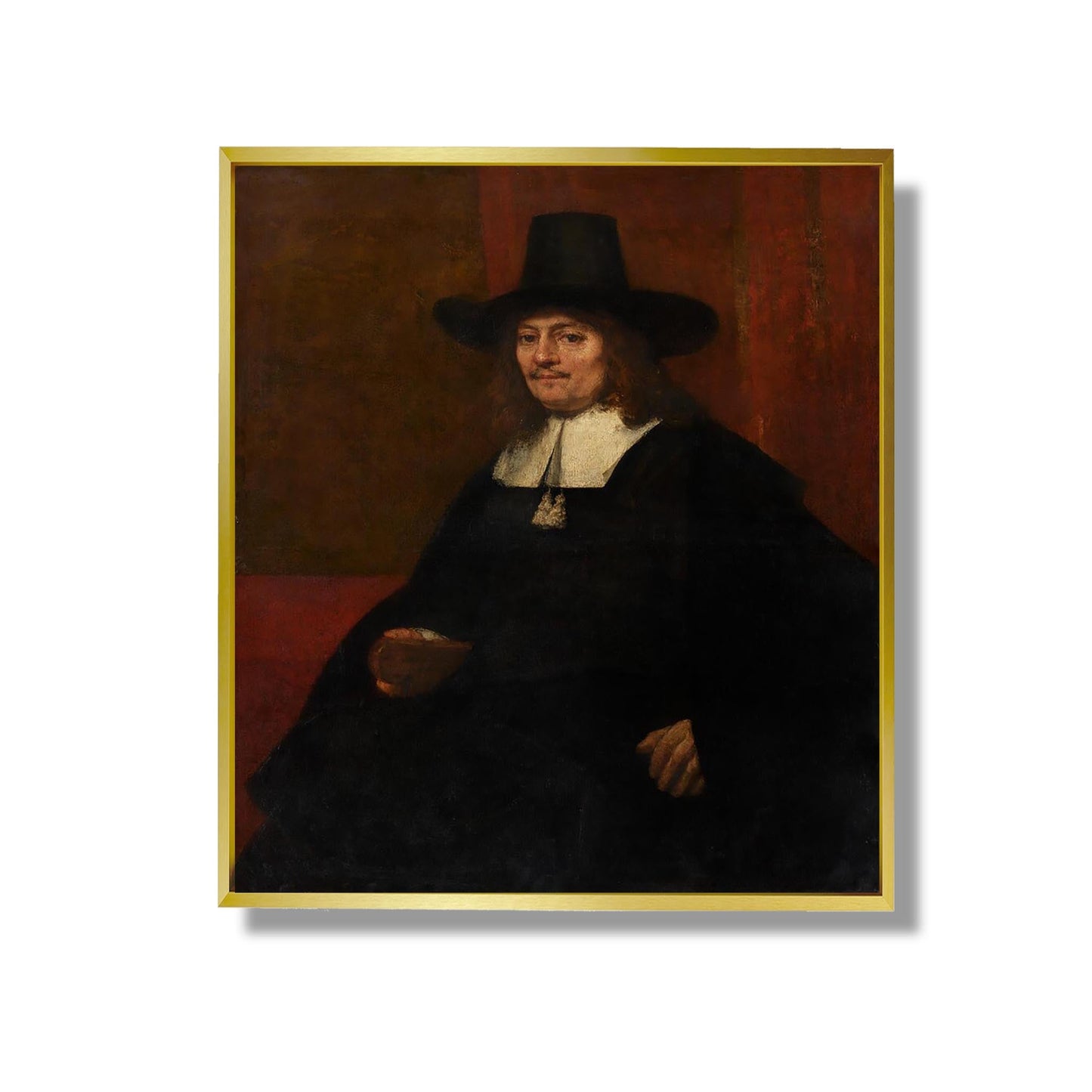 Porträt eines Mannes mit Zylinder - Rembrandt