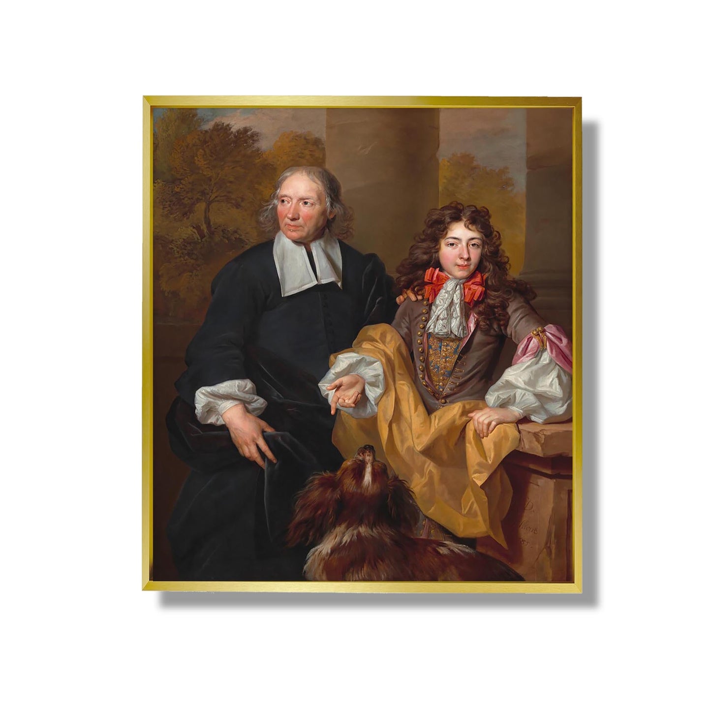 Portrait d'un jeune homme et de son précepteur - Nicolas de Largillierre