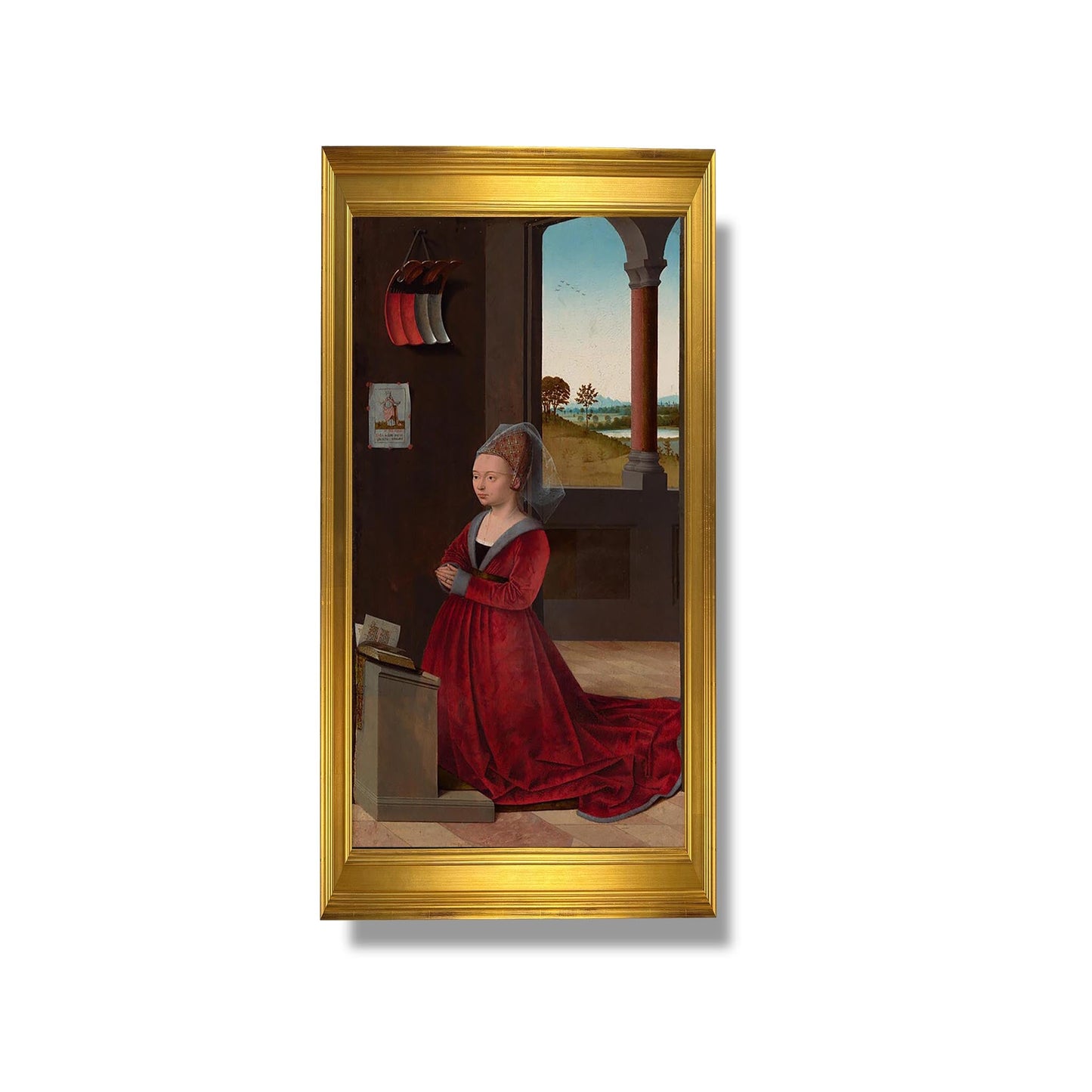 Portrait of a Female Donor, - Petrus Christus