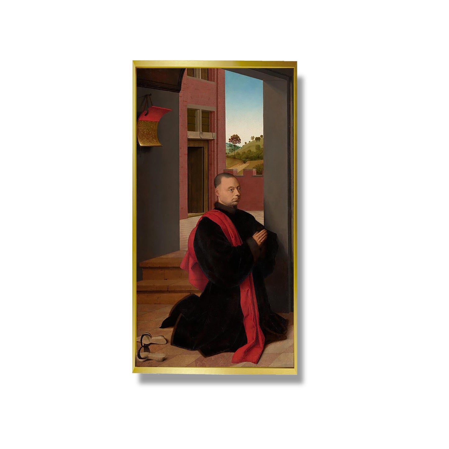 Porträt eines männlichen Spenders - Petrus Christus