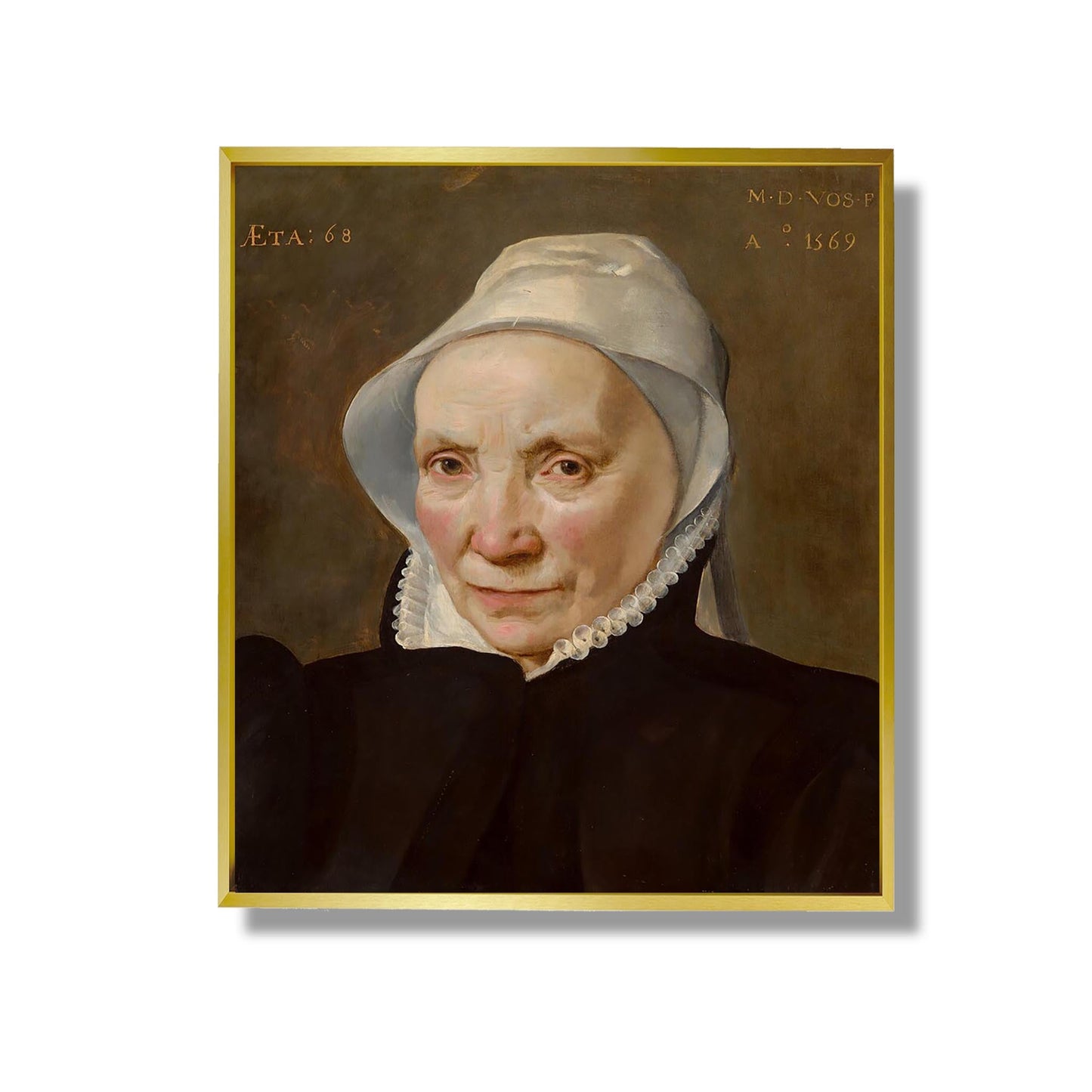 Portrait of a Woman Aged Sixty-Eight - Maarten de Vos