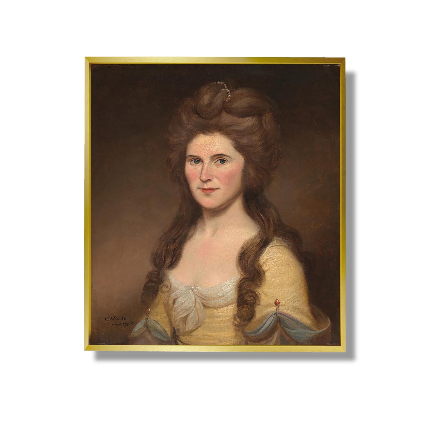 Rebecca Bryan White (Mrs. John White) - Charles Willson Peale