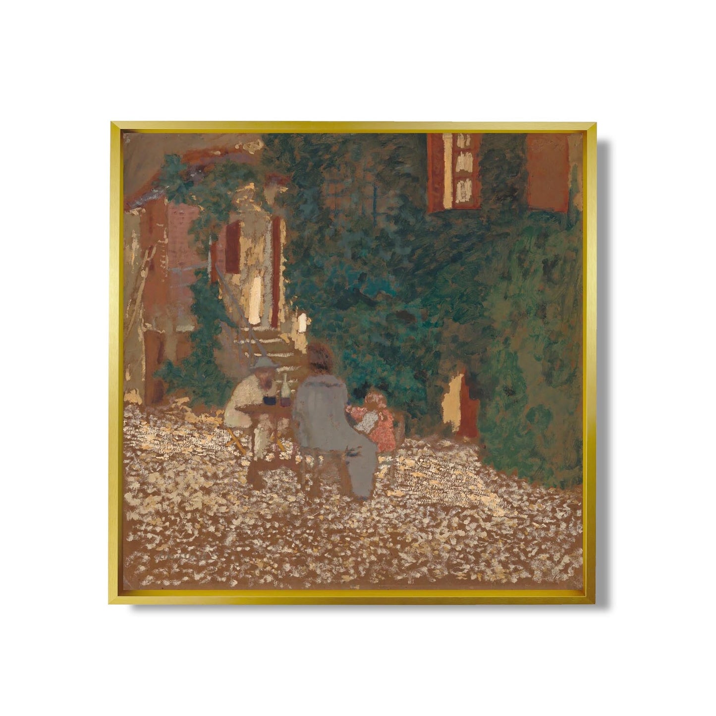 Mahlzeit in einem Garten - Edouard Vuillard