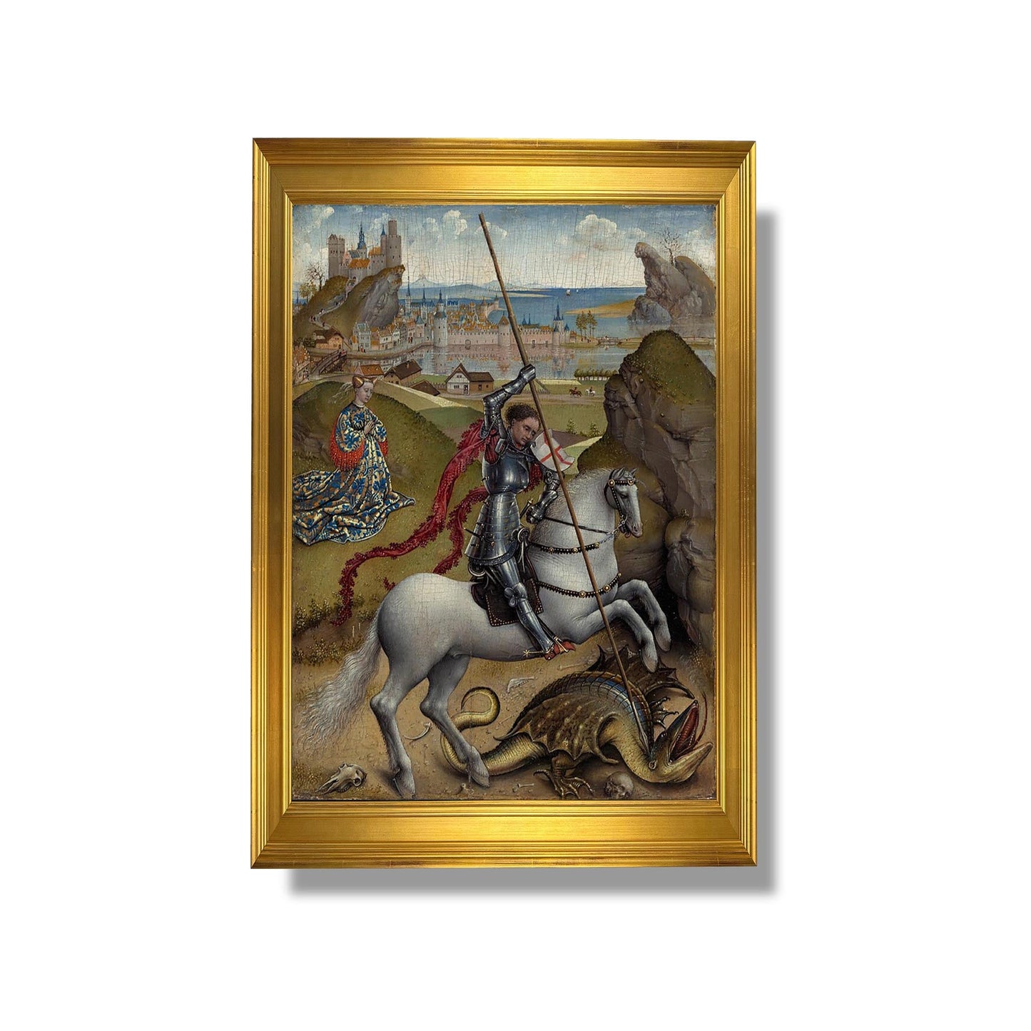 Der Heilige Georg und der Drache - Rogier van der Weyden