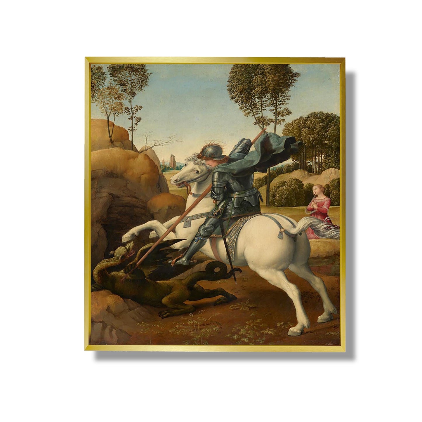 Saint Georges et le Dragon - Raphael