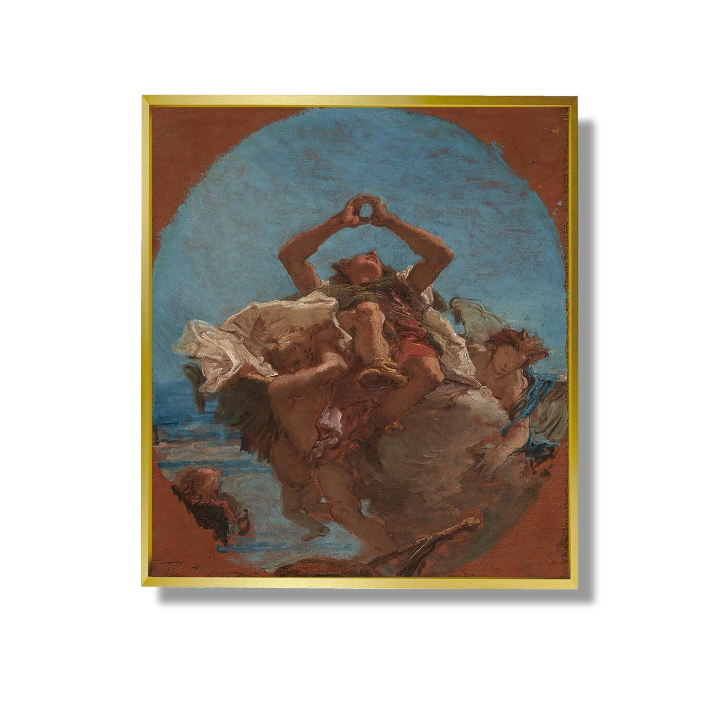 Saint Roch emporté au ciel par les anges - Giovanni Battista Tiepolo