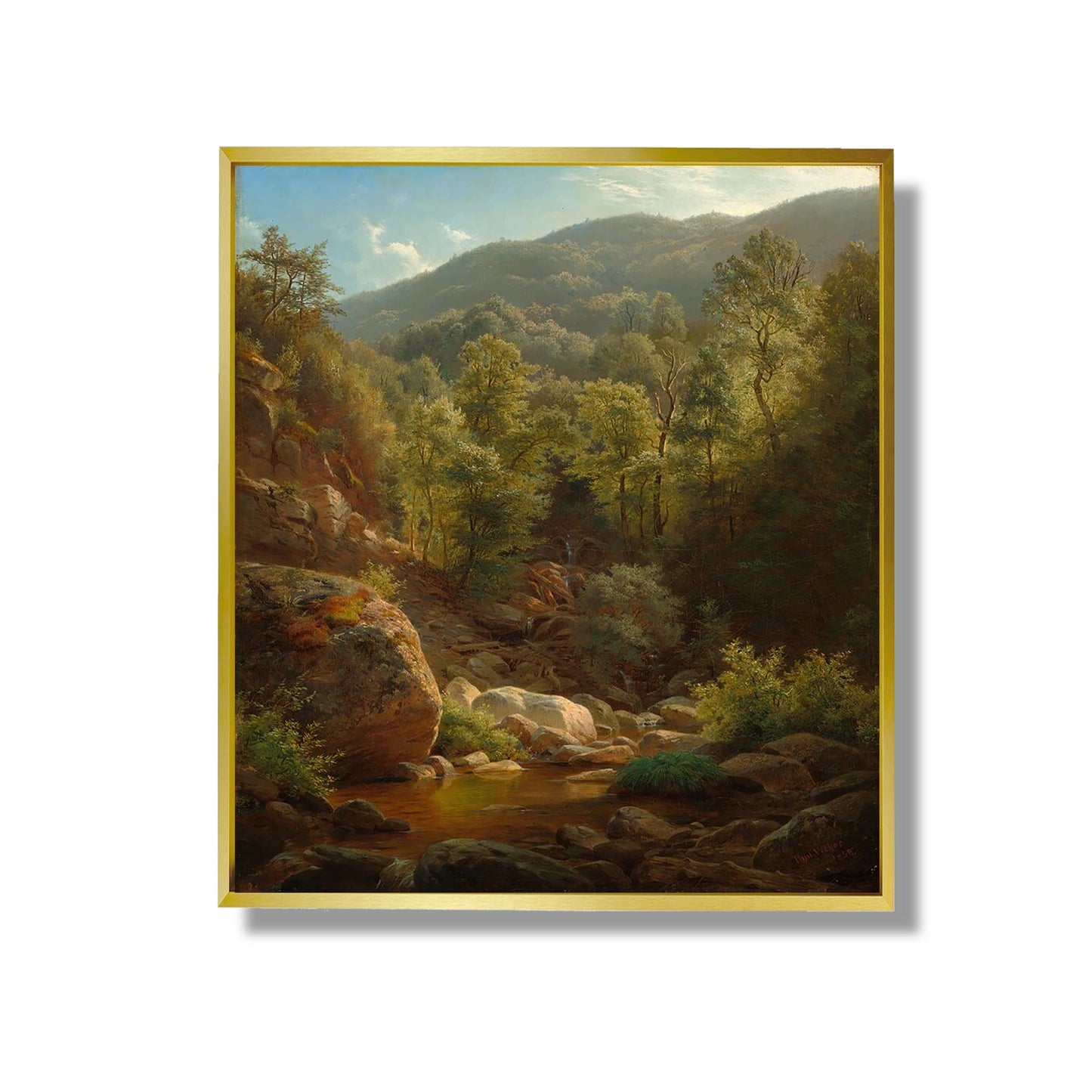 Scene in the Catskills - Paul Weber