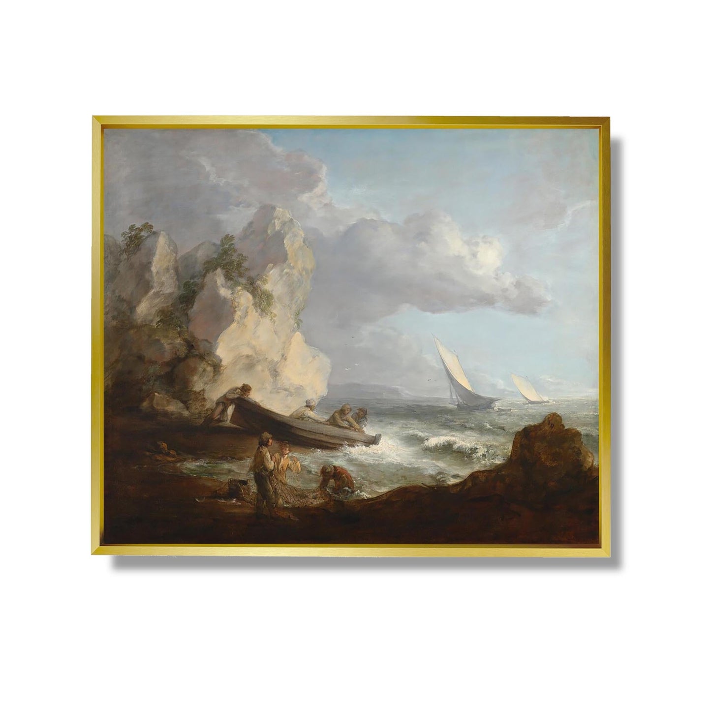 Meeresufer mit Fischern - Thomas Gainsborough