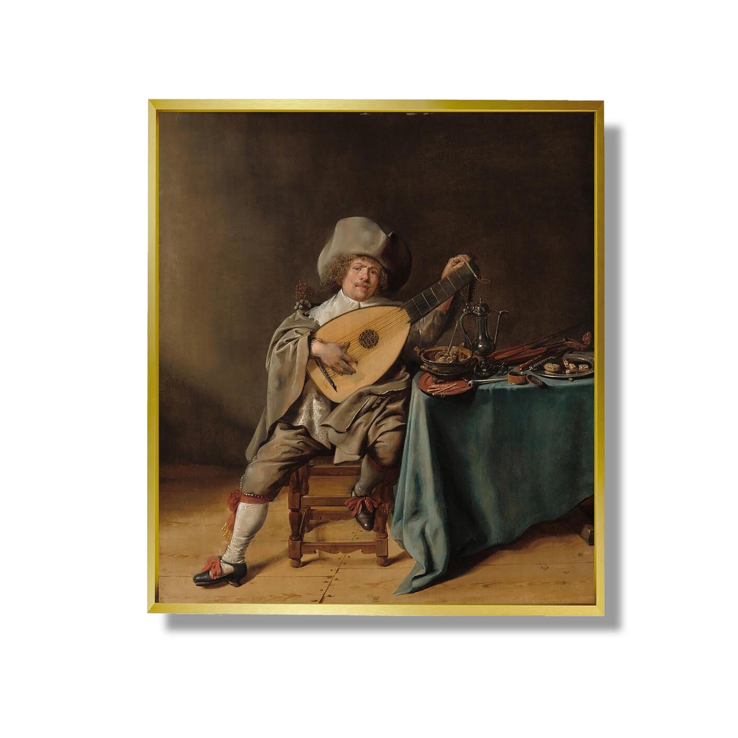 Self-Portrait as a Lute Player - Jan Miense Molenaer