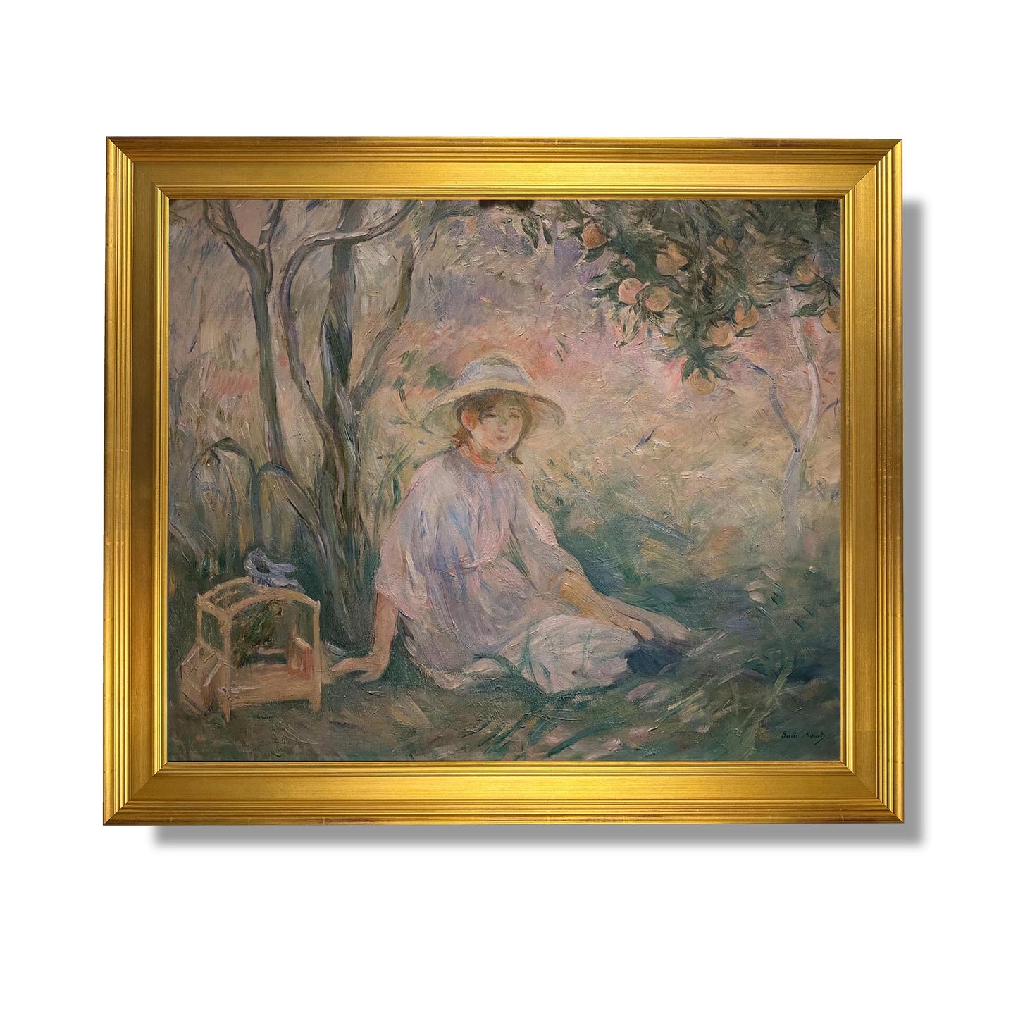 Unter dem Orangenbaum - Berthe Morisot