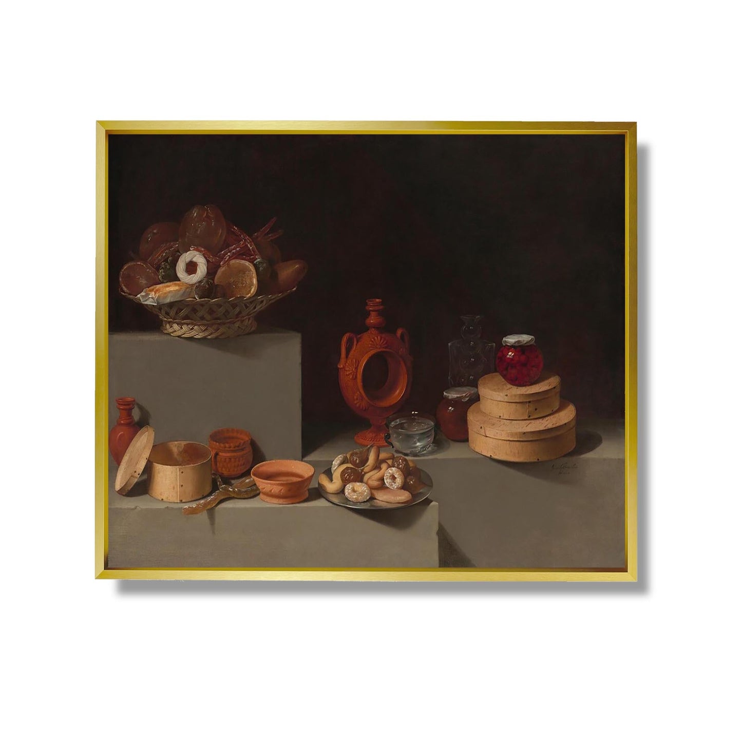 Still Life with Sweets and Pottery - Juan van der Hamen y Leon