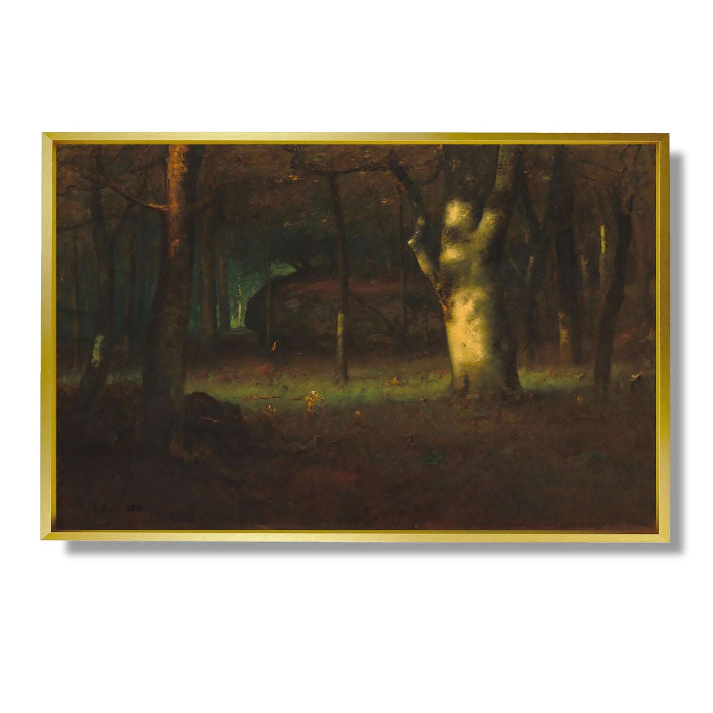 Sunset in the Woods - George Inness