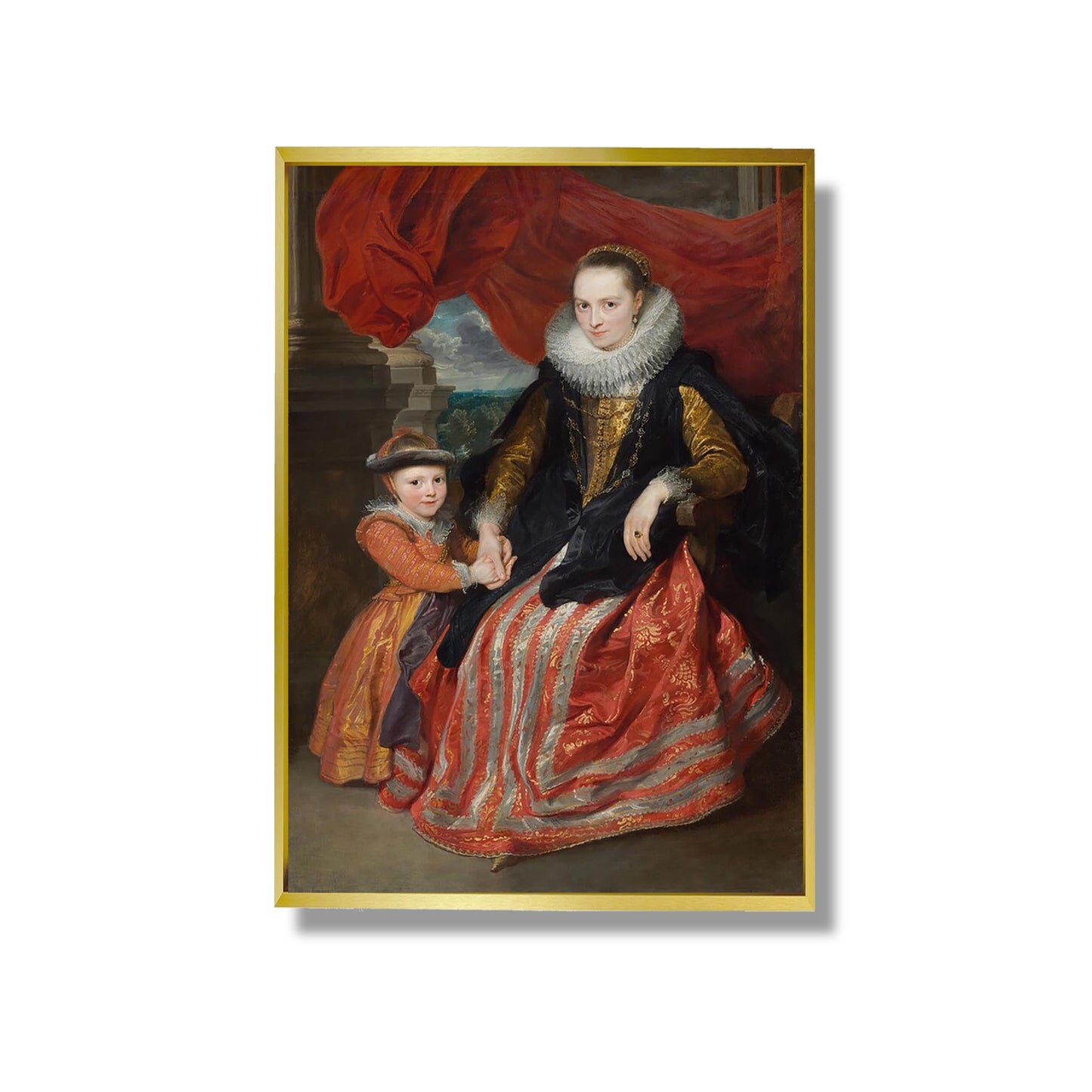 Susanna Fourment and Her Daughter - Sir Anthony van Dyck