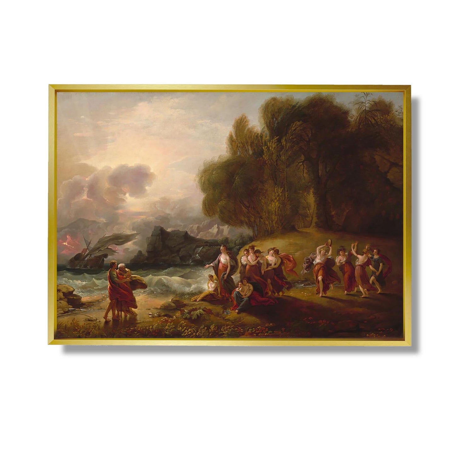 Telemachus and Calypso - Benjamin West