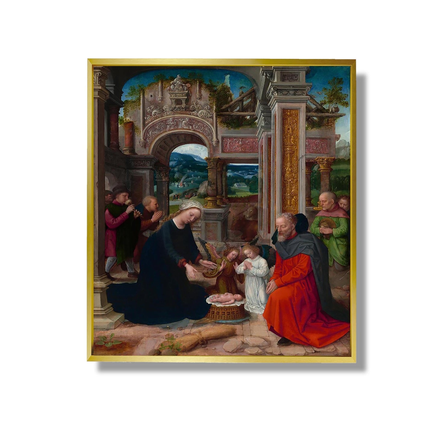 The Adoration of the Shepherds - Adriaen Isenbrant