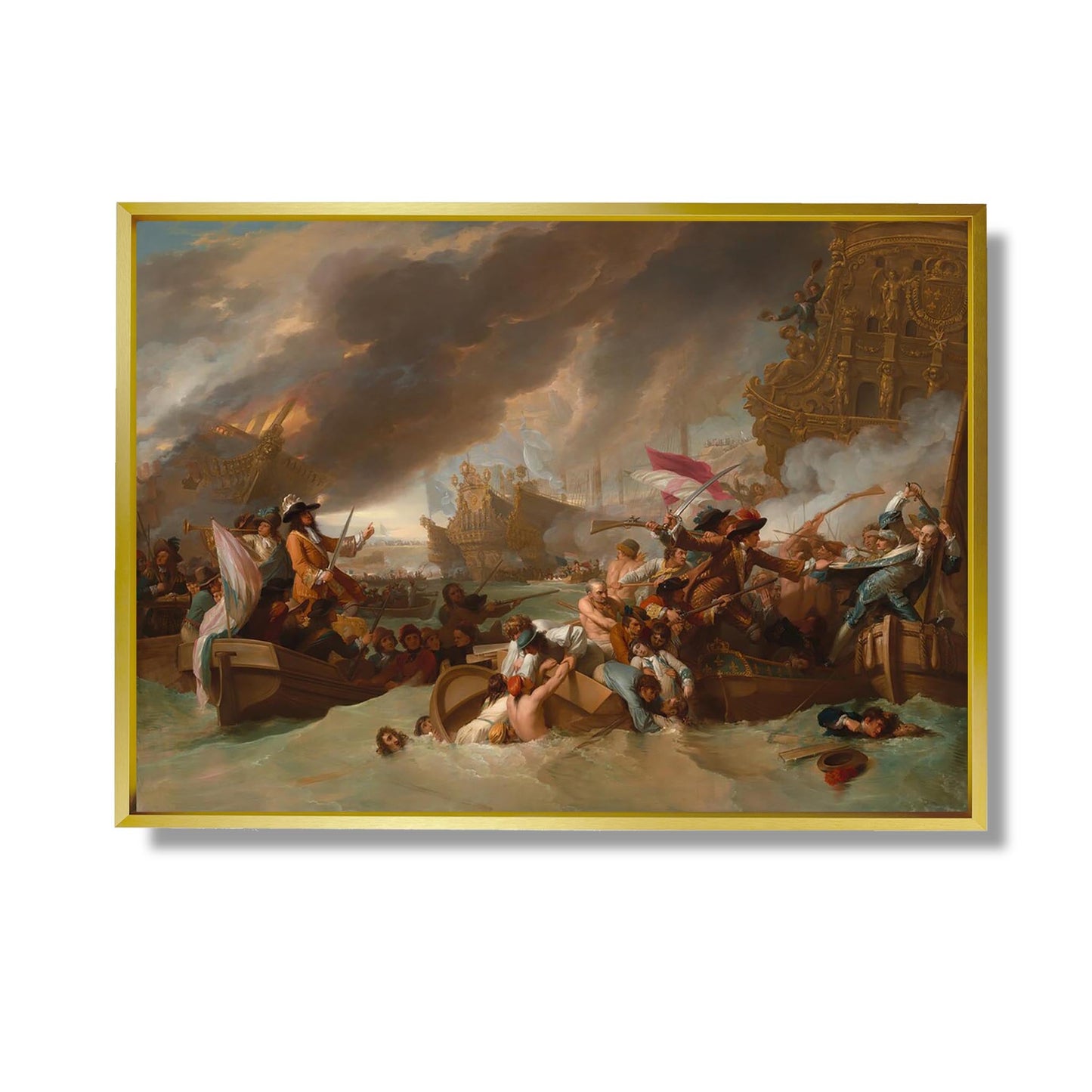 The Battle of La Hogue - Benjamin West