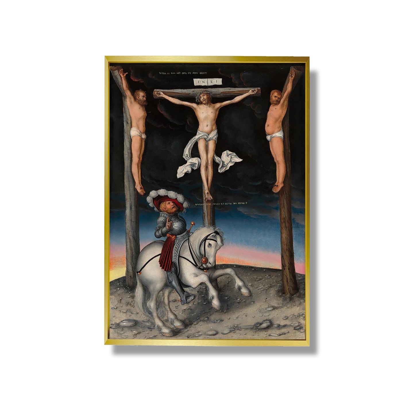 Die Kreuzigung mit dem bekehrten Centurion, - Lucas Cranach der Ältere