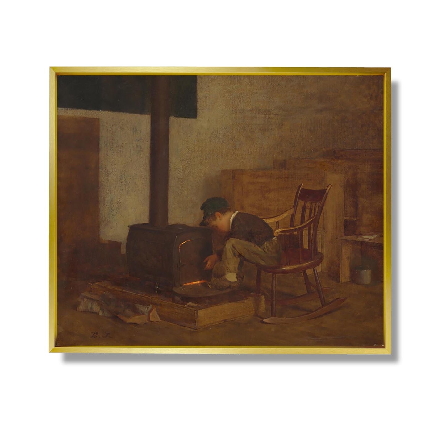 The Early Scholar - Eastman Johnson
