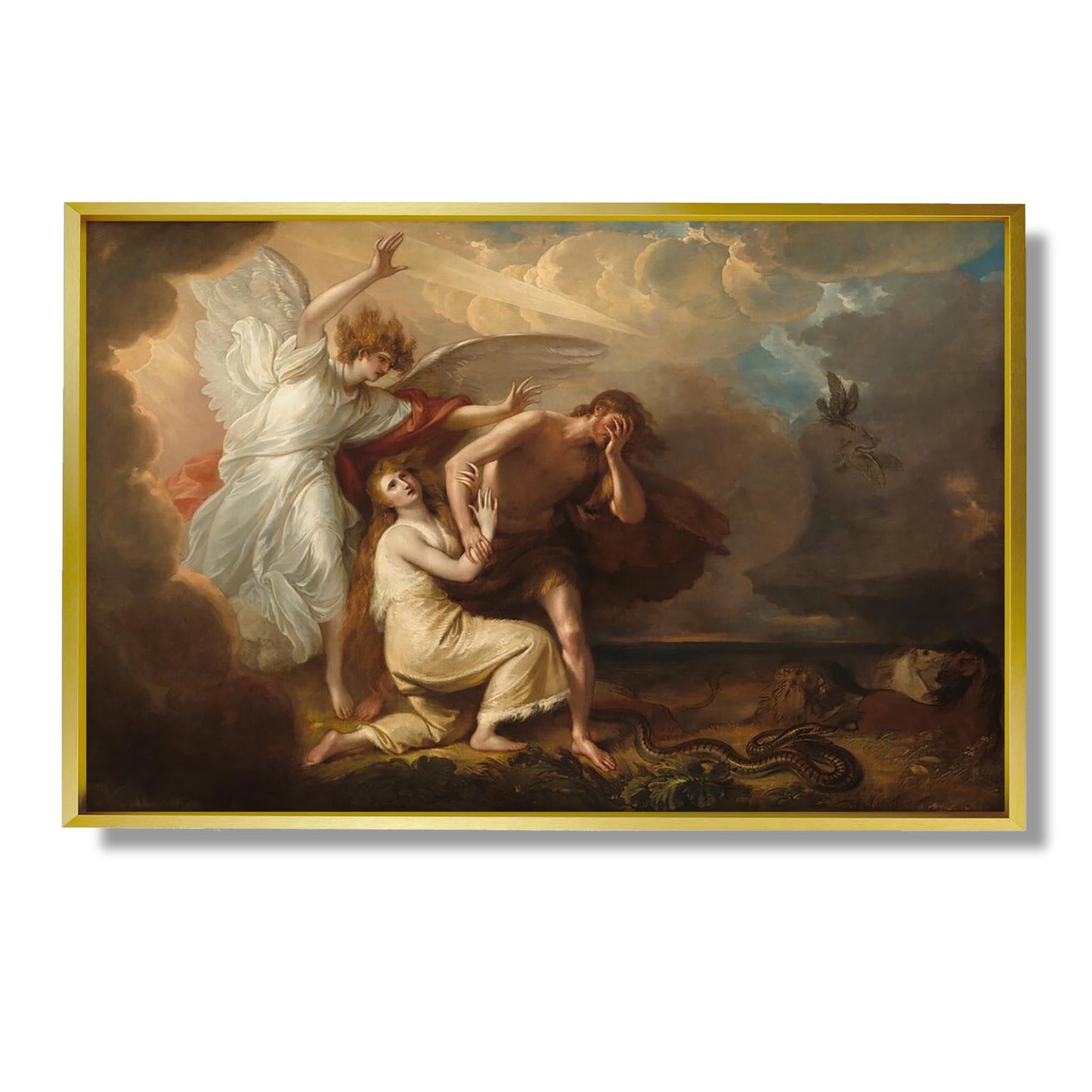 The Expulsion of Adam and Eve from Paradise - Benjamin West