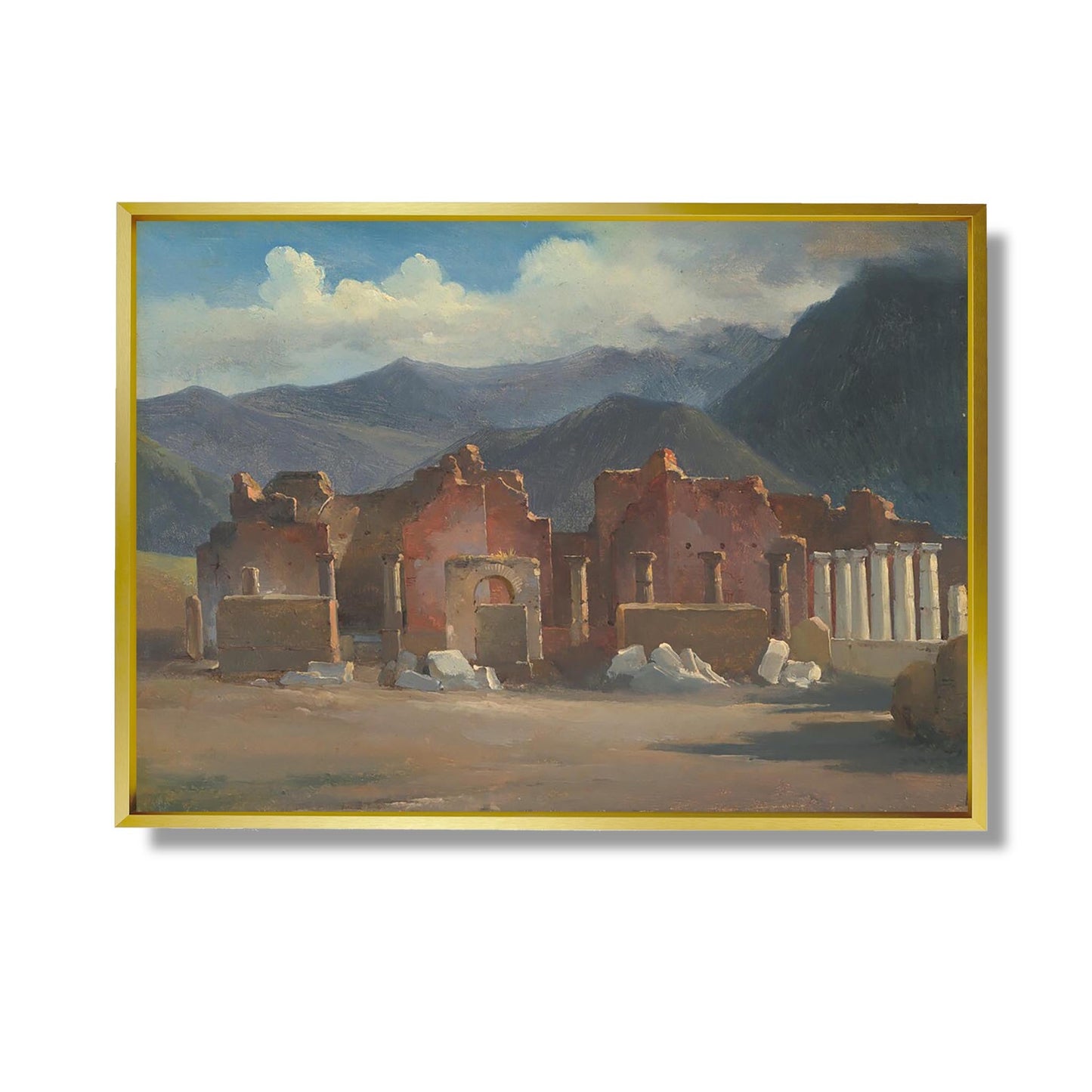 The Forum at Pompeii - Achille-Etna Michallon