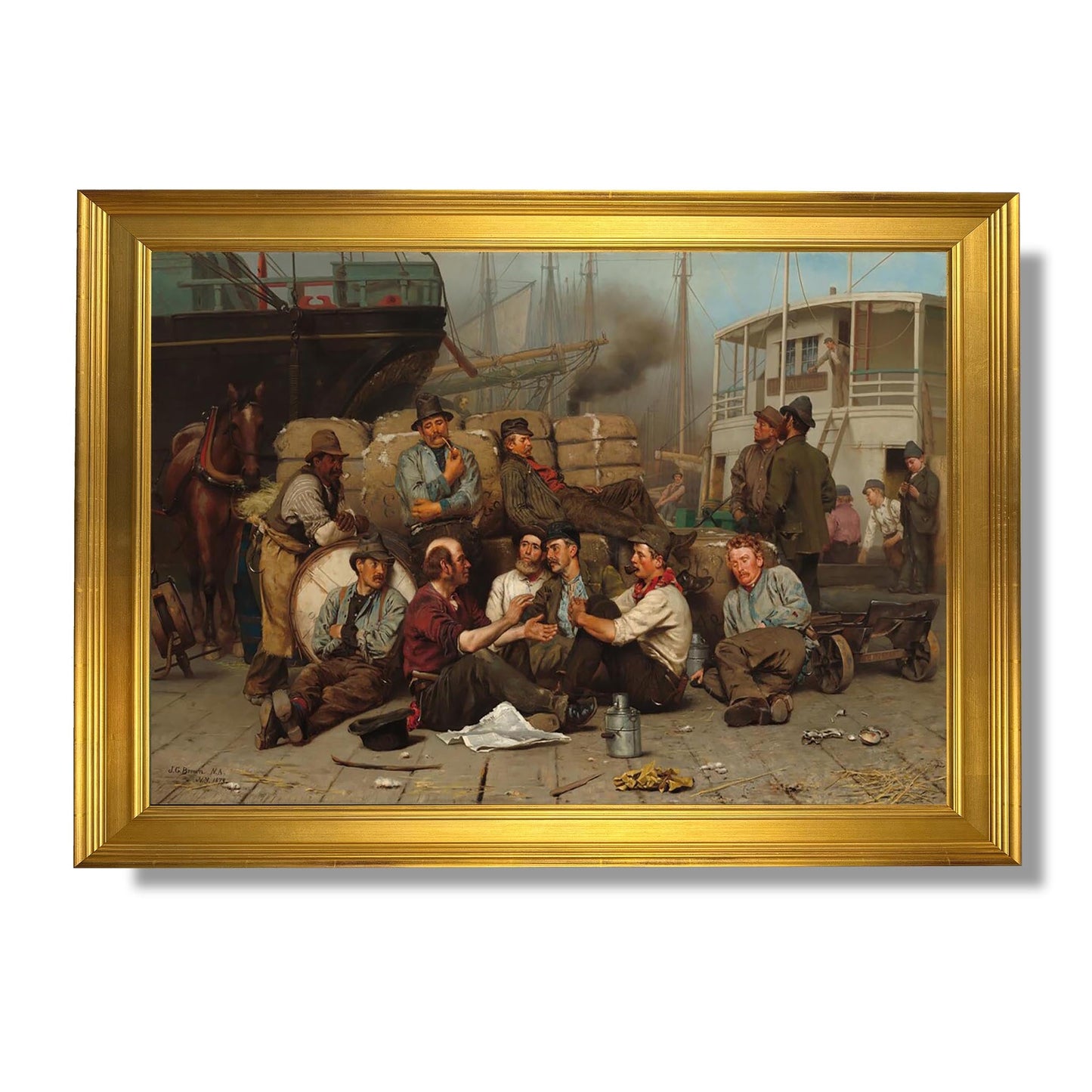 The Longshoremen's Noon - John George Brown