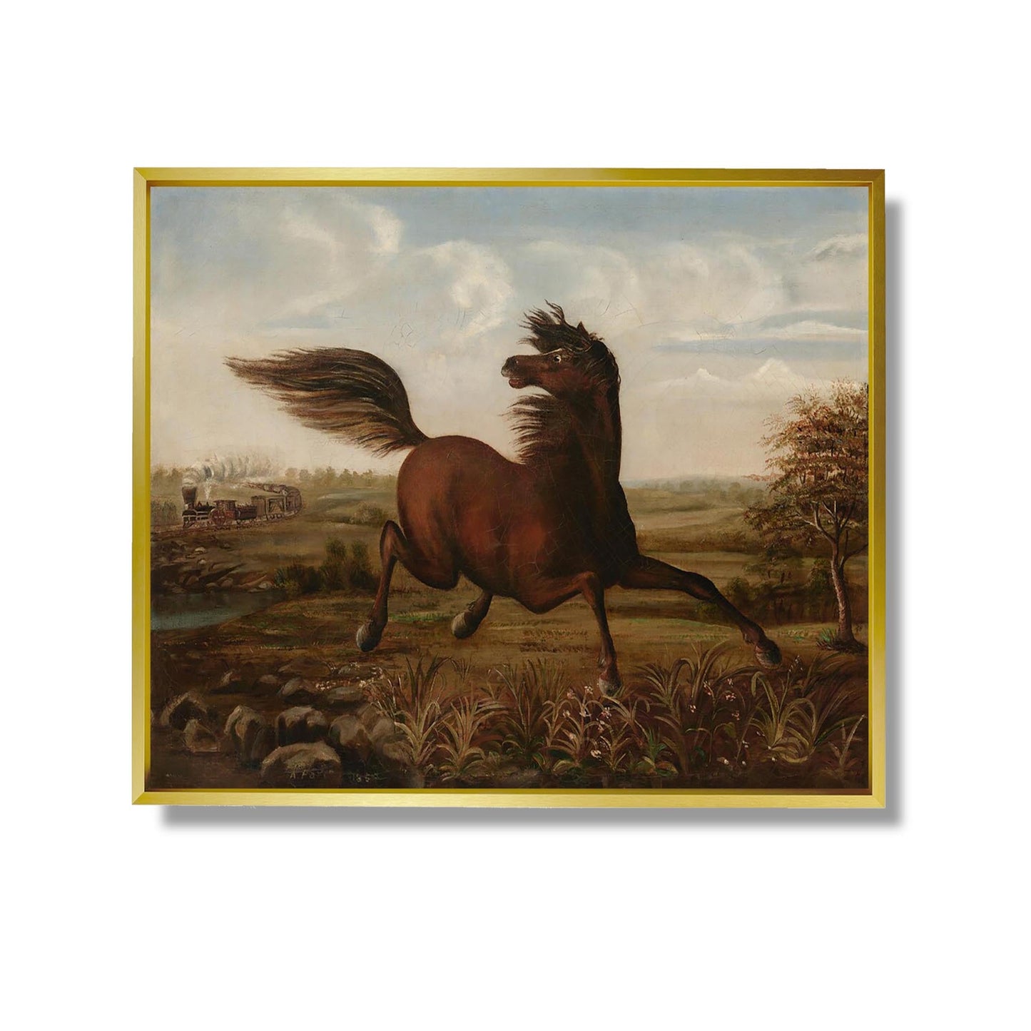 The Neigh of an Iron Horse - Joseph Anderson Faris