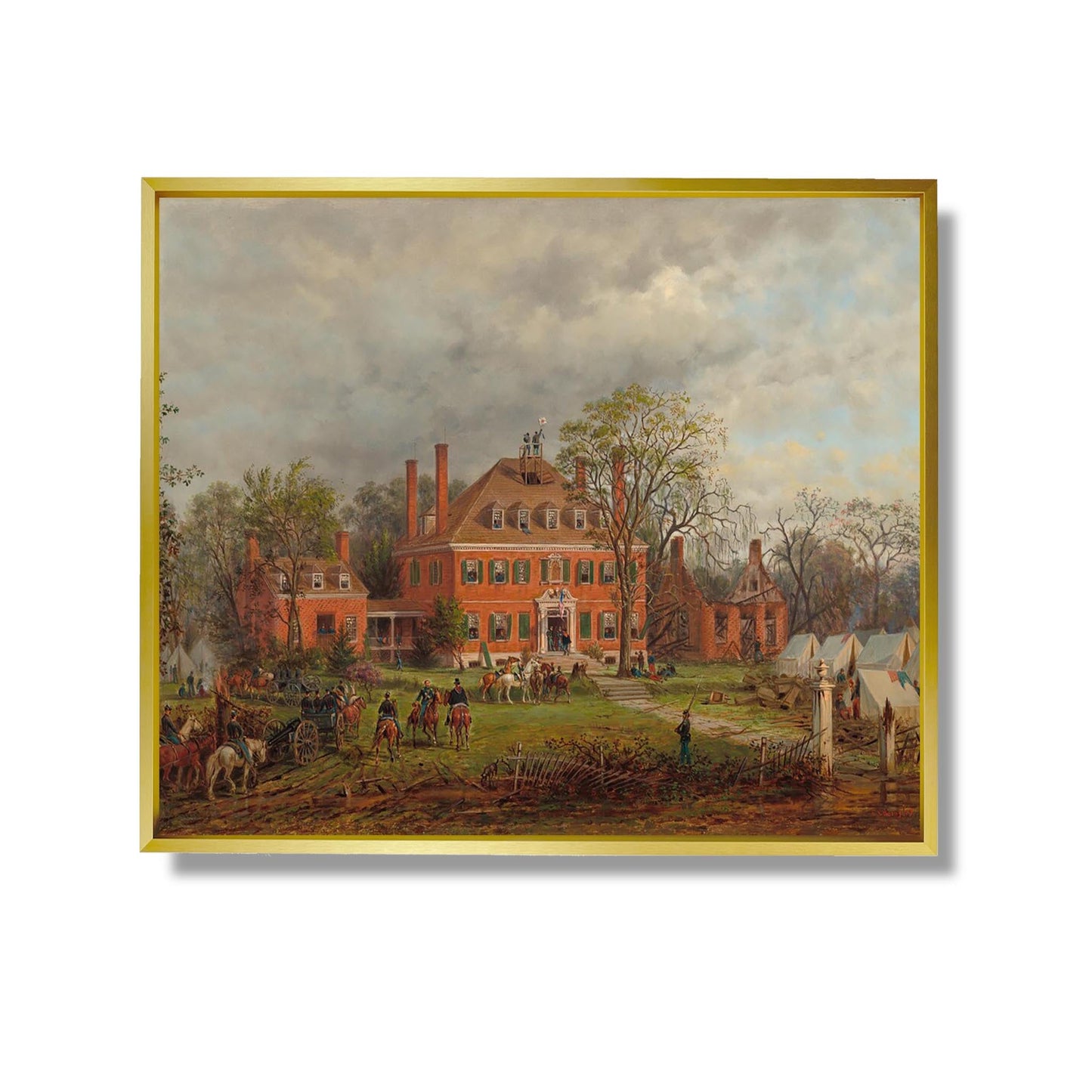 The Old Westover House - Edward Lamson Henry