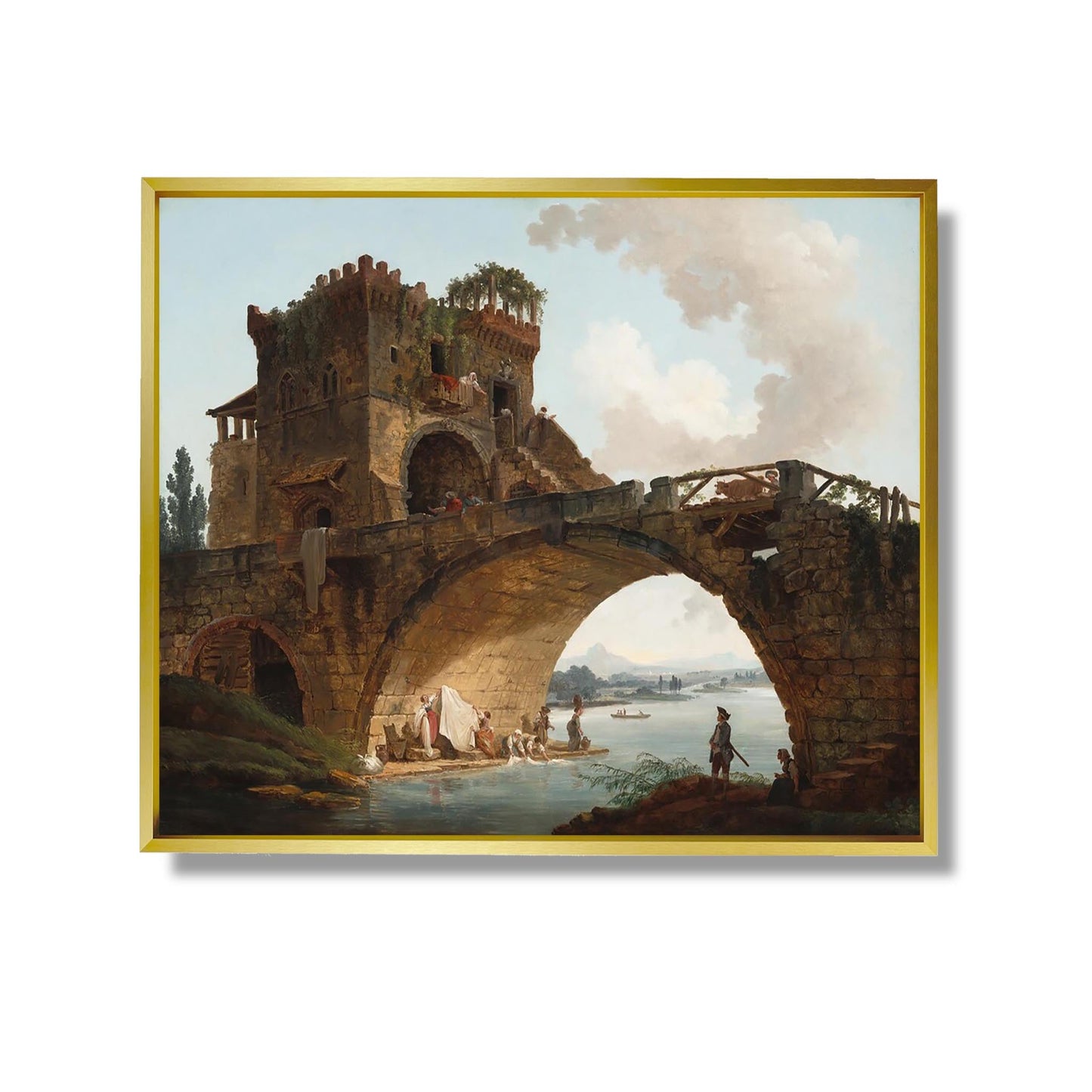 The Ponte Salario - Hubert Robert